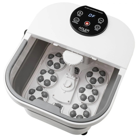 Гидромассажная ножная ванночка Adler AD 2182 с механическим массажем подогревом воды 3.1кг 9.8л 500Вт