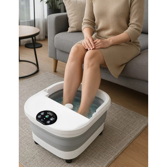 Гидромассажная ножная ванночка Adler AD 2182 с механическим массажем подогревом воды 3.1кг 9.8л 500Вт