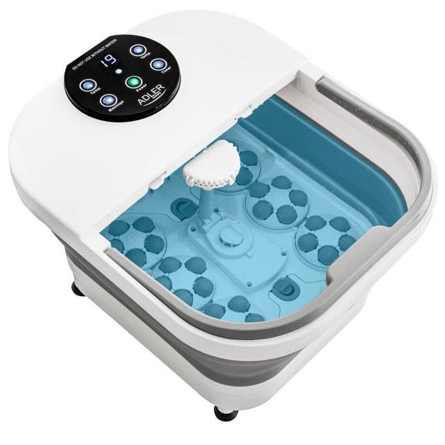 Гидромассажная ножная ванночка Adler AD 2182 с механическим массажем подогревом воды 3.1кг 9.8л 500Вт