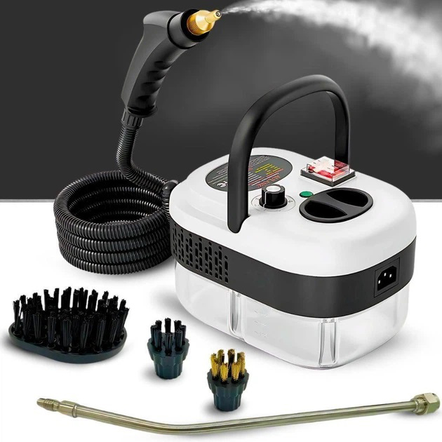 Универсальный пароочиститель Domotec MS-5354 2500Вт с насадками 1.2 л для ухода за домом 3 бар