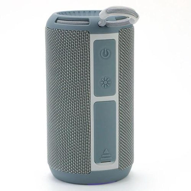 Bluetooth колонка портативная TG656 FM-радио, Громкая блютуз колонка, Колонка для вечеринки. Цвет: серый