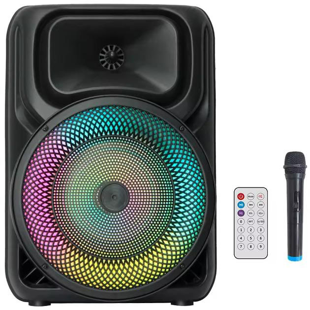 Портативная караоке колонка SPS 8147 Bluetooth 20W с микрофоном и RGB-подсветкой