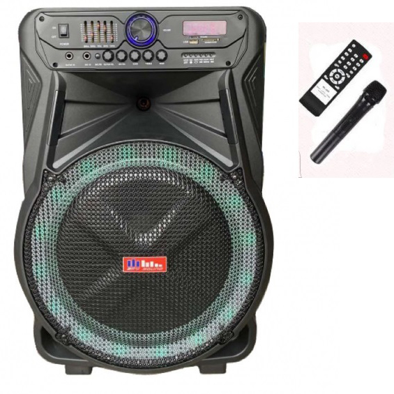 Портативная колонка SS-7272 акустическая система с караоке аккумуляторная + USB/SD/TF/Bluetooth/TWS