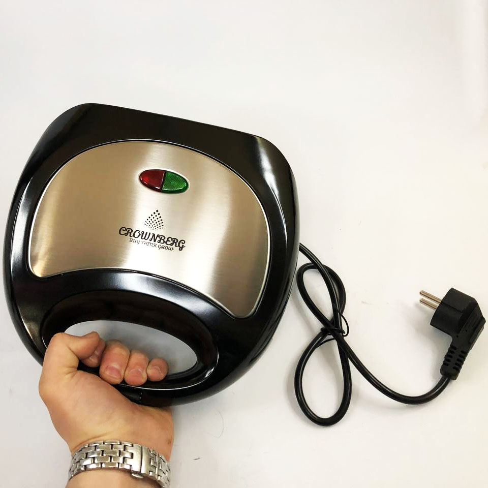 Сендвичница Crownberg CB-1069 Бутербродница, бутербродница гриль сендвичница, электробутербродница