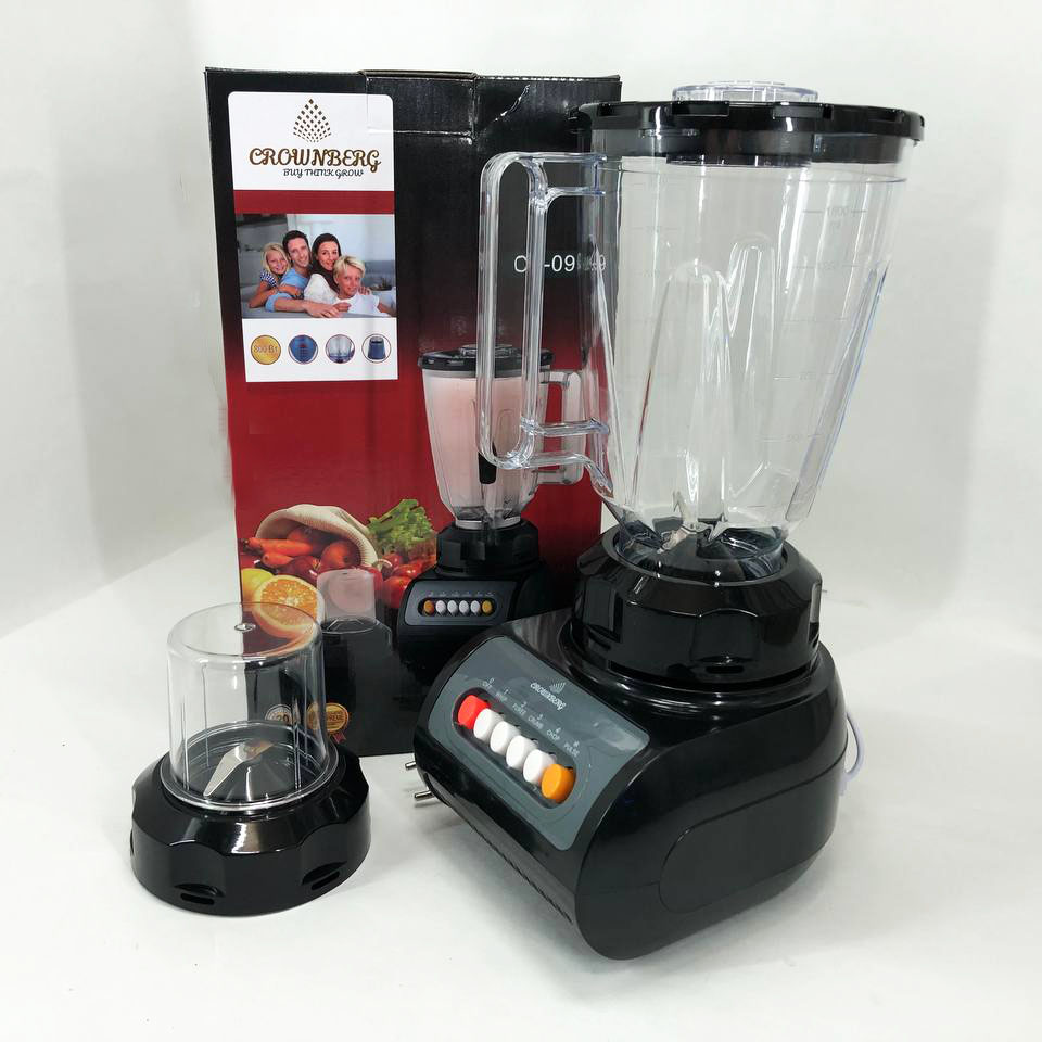 Блендер Измельчитель 2 В 1 Стационарный Crownberg CB-0999 500Вт