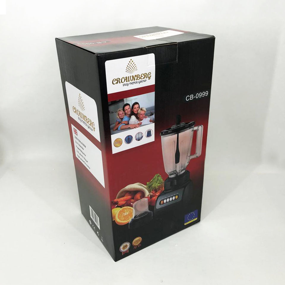 Блендер Измельчитель 2 В 1 Стационарный Crownberg CB-0999 500Вт