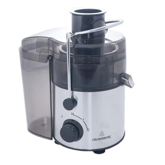Соковыжималка Crownberg CB-3402 электрическая центробежная для обработки целых фруктов 600Вт