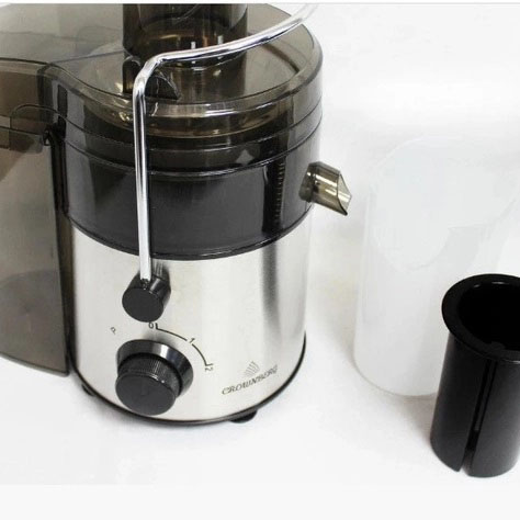 Соковыжималка Crownberg CB-3402 электрическая центробежная для обработки целых фруктов 600Вт