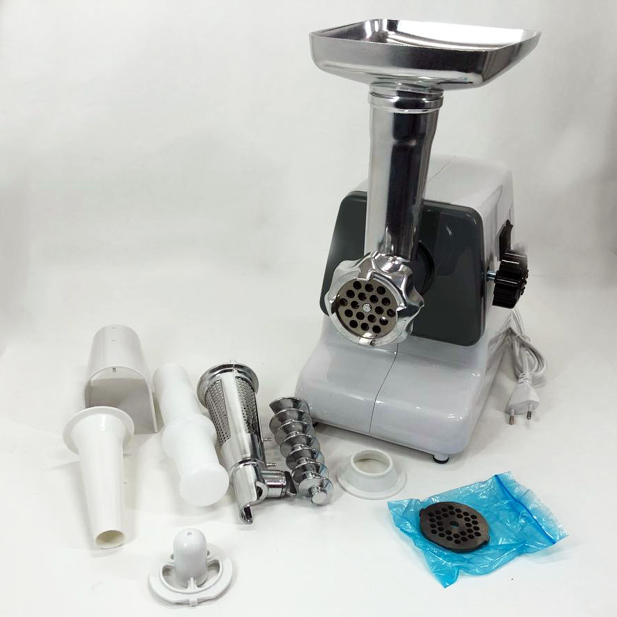 Мясорубка Crownberg CB-4212 с соковыжималкой, электромясорубка 2500W, мясорубка с металлическим редуктором