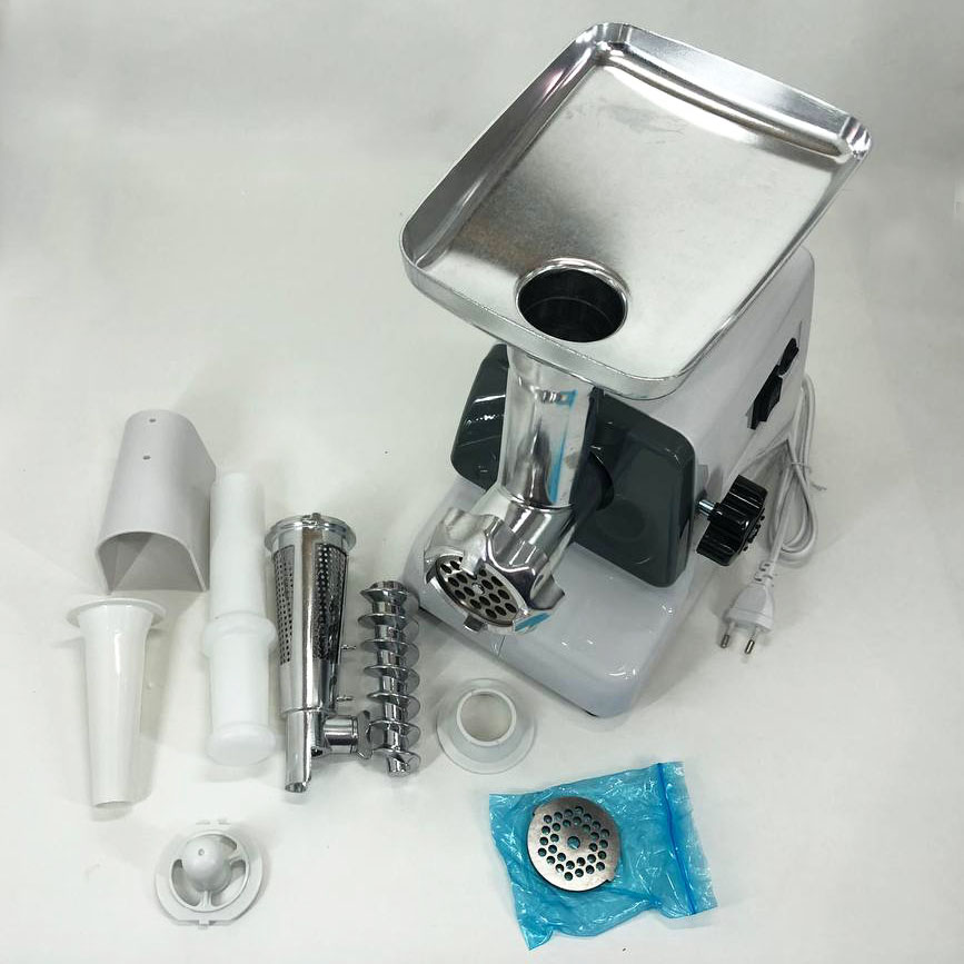 Мясорубка Crownberg CB-4212 с соковыжималкой, электромясорубка 2500W, мясорубка с металлическим редуктором