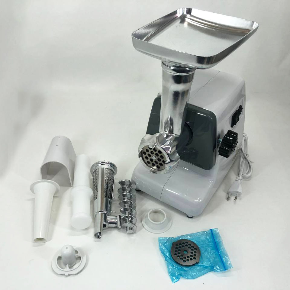 Мясорубка Crownberg CB-4212 с соковыжималкой, электромясорубка 2500W, мясорубка с металлическим редуктором