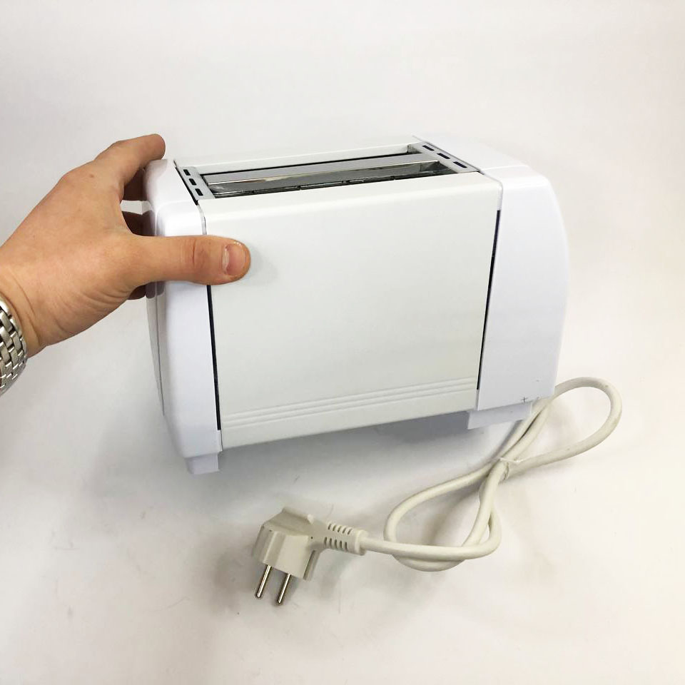 Тостер Crownberg CB-1105 с поддоном для крошек шесть уровней прожарки, универсальный тостер кухонный