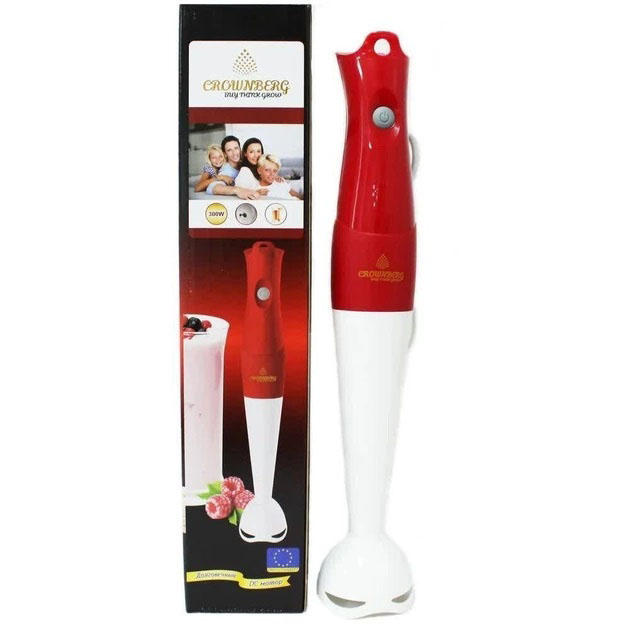 Блендер ручной погружной Crownberg CB-6220 мощность 300Вт