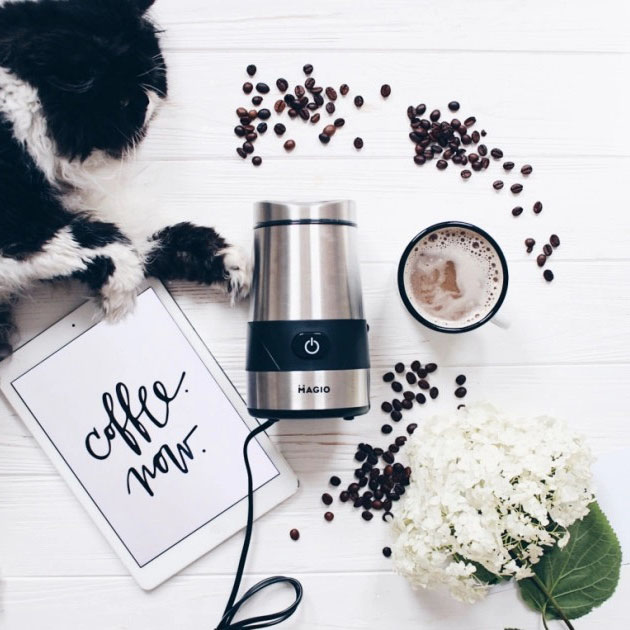 Кофемолка MAGIO MG-202 250 Вт, кофемолка для круп, кофемолка для перца, машинка для помола кофе