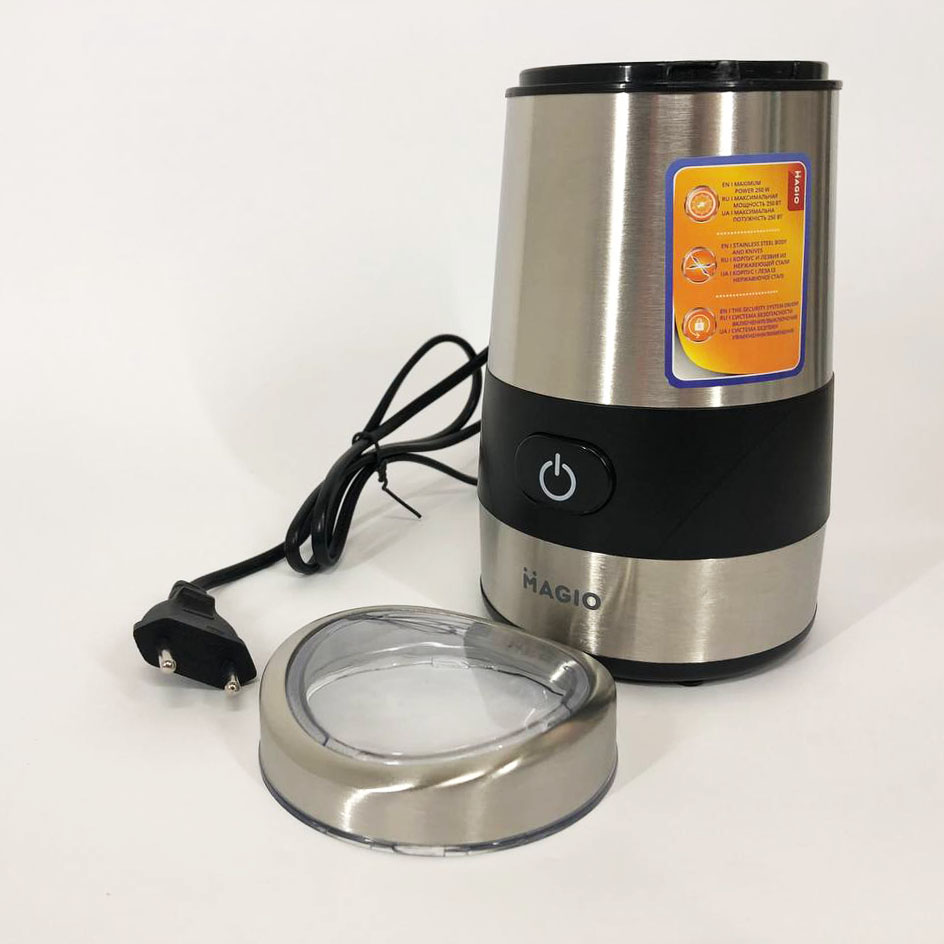 Кофемолка MAGIO MG-202 250 Вт, кофемолка для круп, кофемолка для перца, машинка для помола кофе