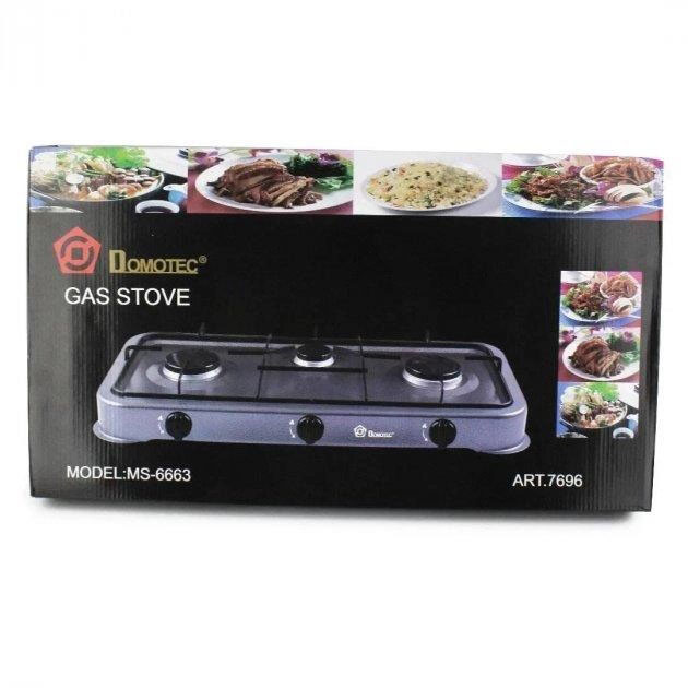Газовая плита Domotec MS-6603 3 конфорки