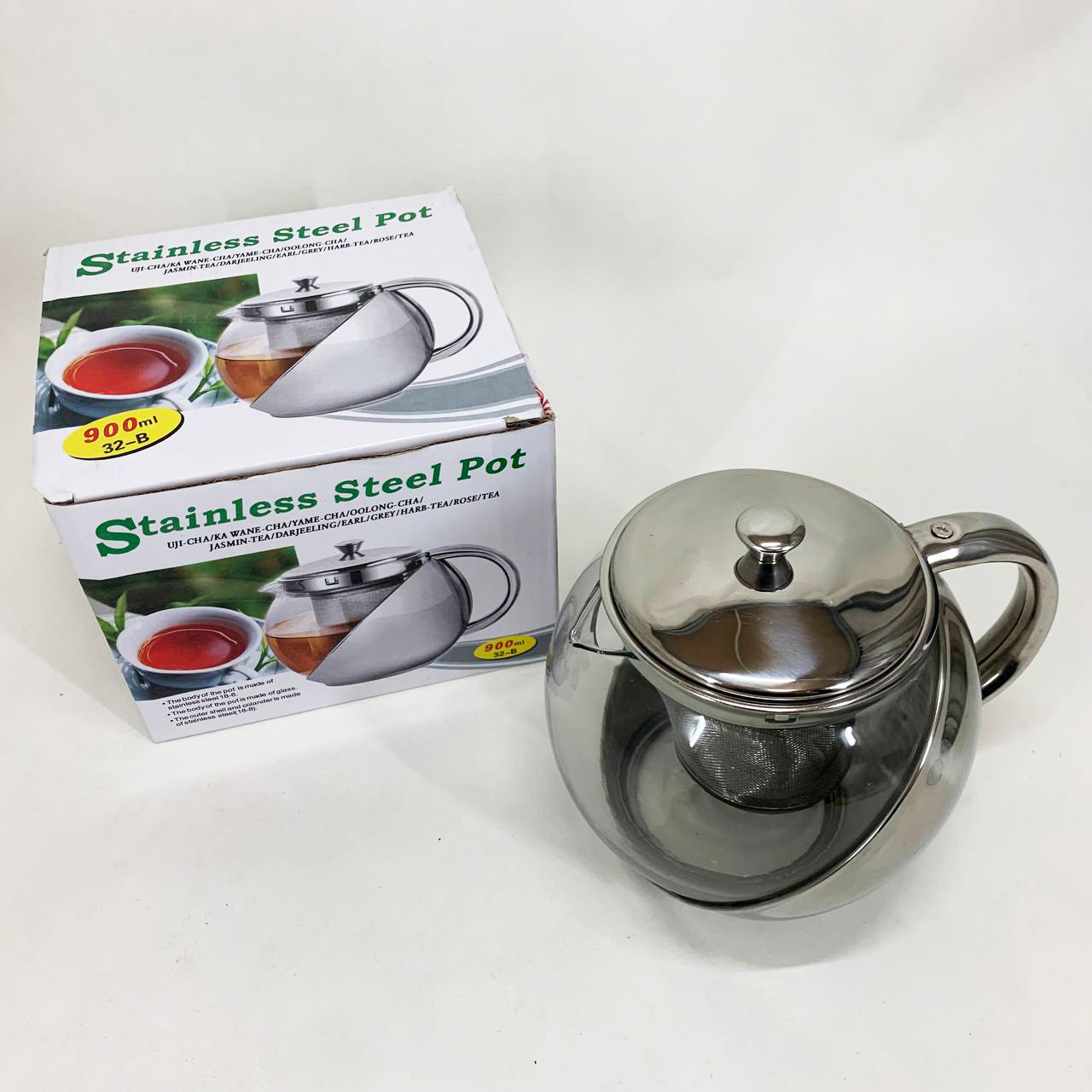 Заварник UNIQUE UN-1163 0,90 л, Эксклюзивные заварочные чайники, Стильный чайник для заварки