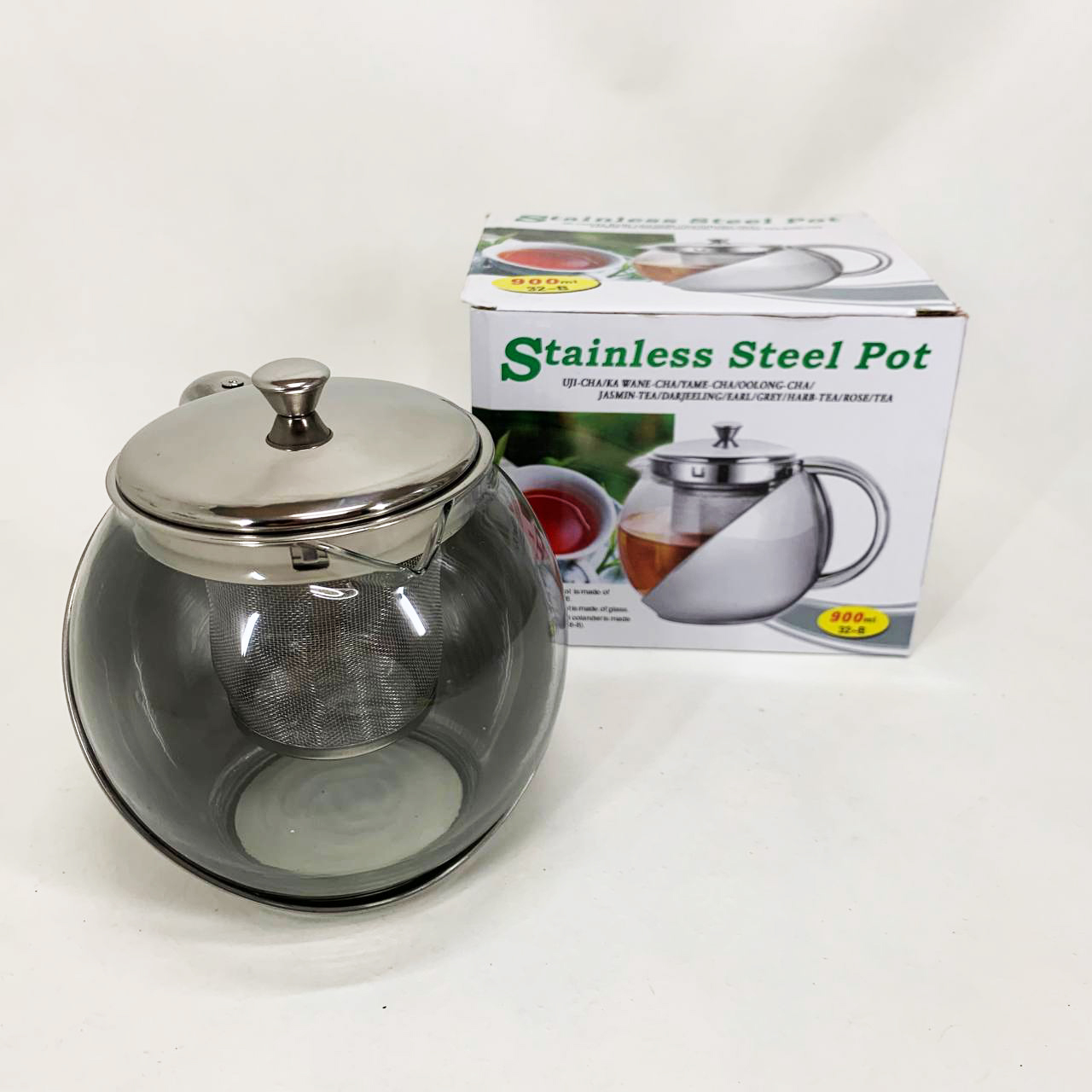 Заварник UNIQUE UN-1163 0,90 л, Эксклюзивные заварочные чайники, Стильный чайник для заварки