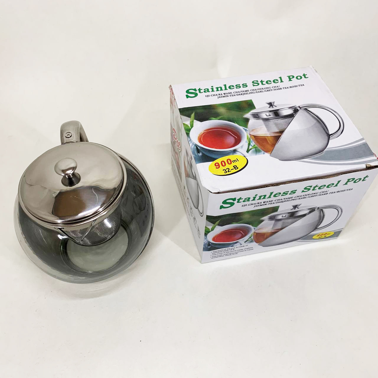 Заварник UNIQUE UN-1163 0,90 л, Эксклюзивные заварочные чайники, Стильный чайник для заварки