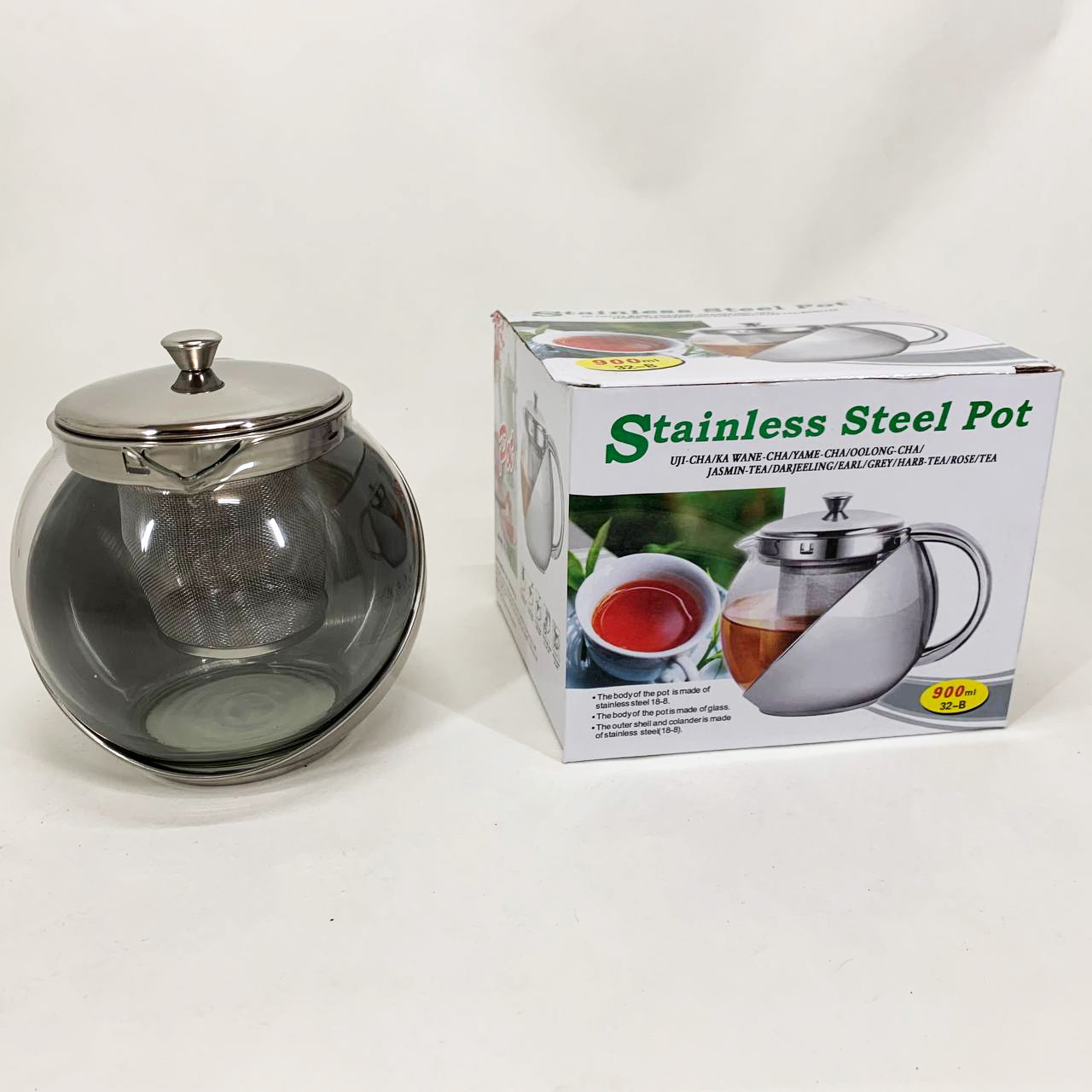 Заварник UNIQUE UN-1163 0,90 л, Эксклюзивные заварочные чайники, Стильный чайник для заварки