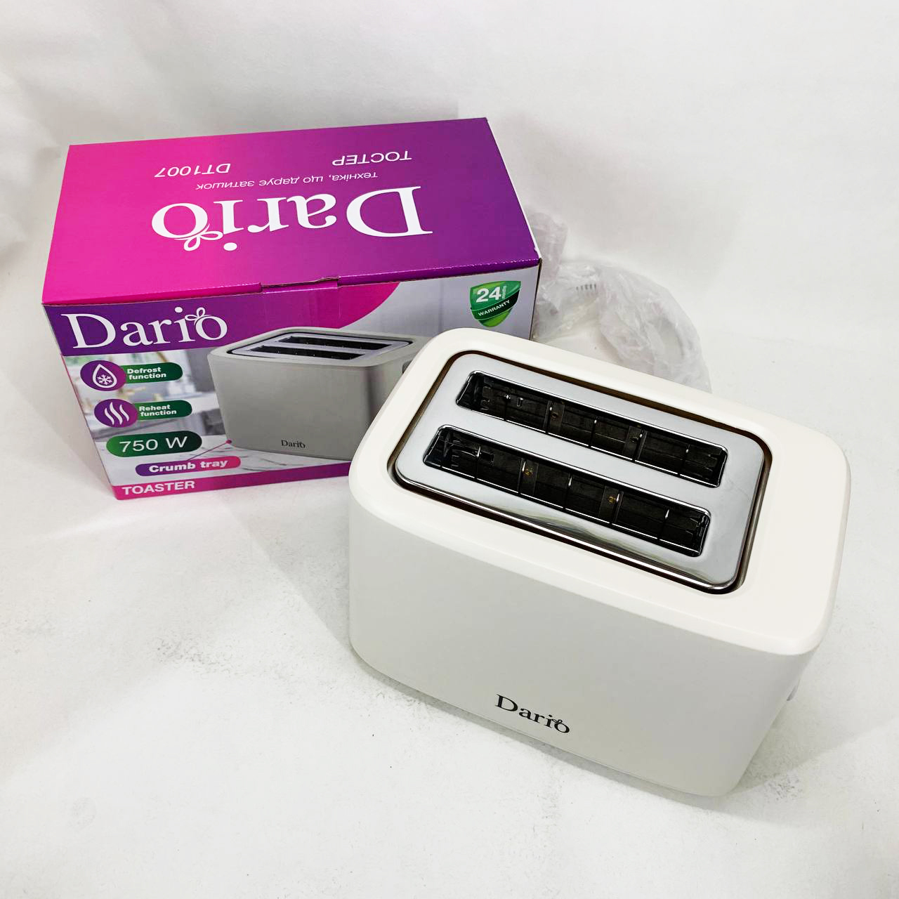 Тостер DARIO DT1007. Цвет: бежевый