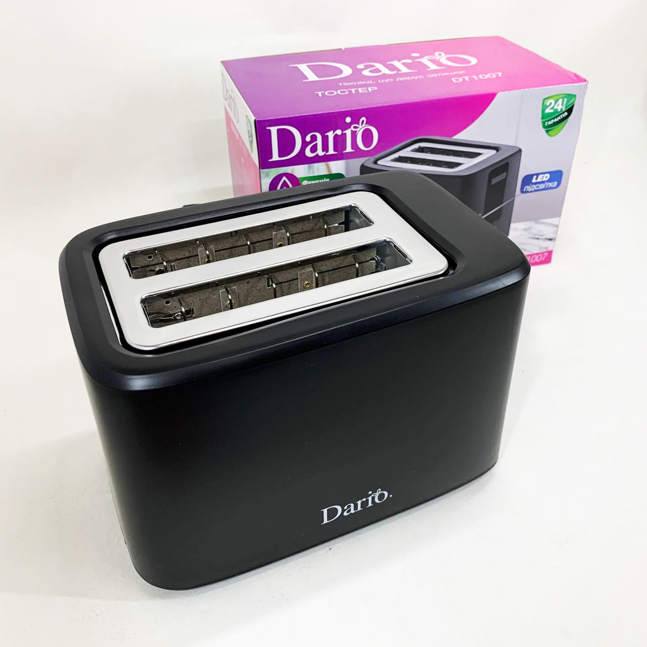 Тостер DARIO DT1007. Цвет: черный