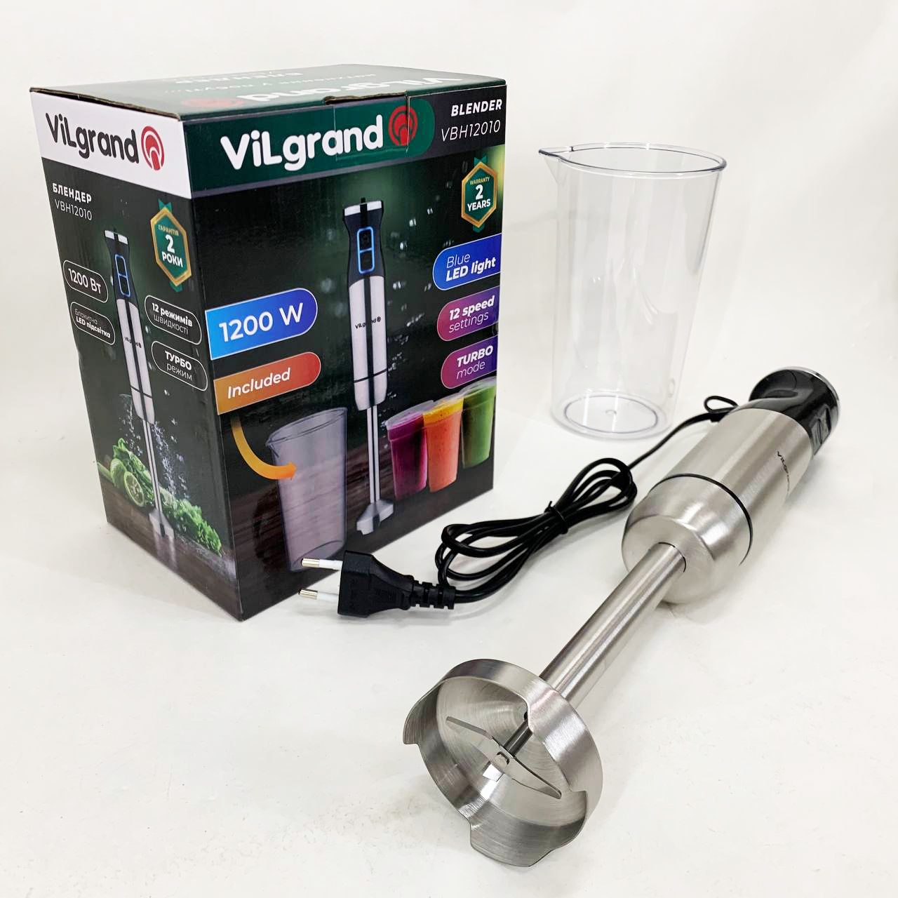 Блендер погружной VILGRAND VBH12010