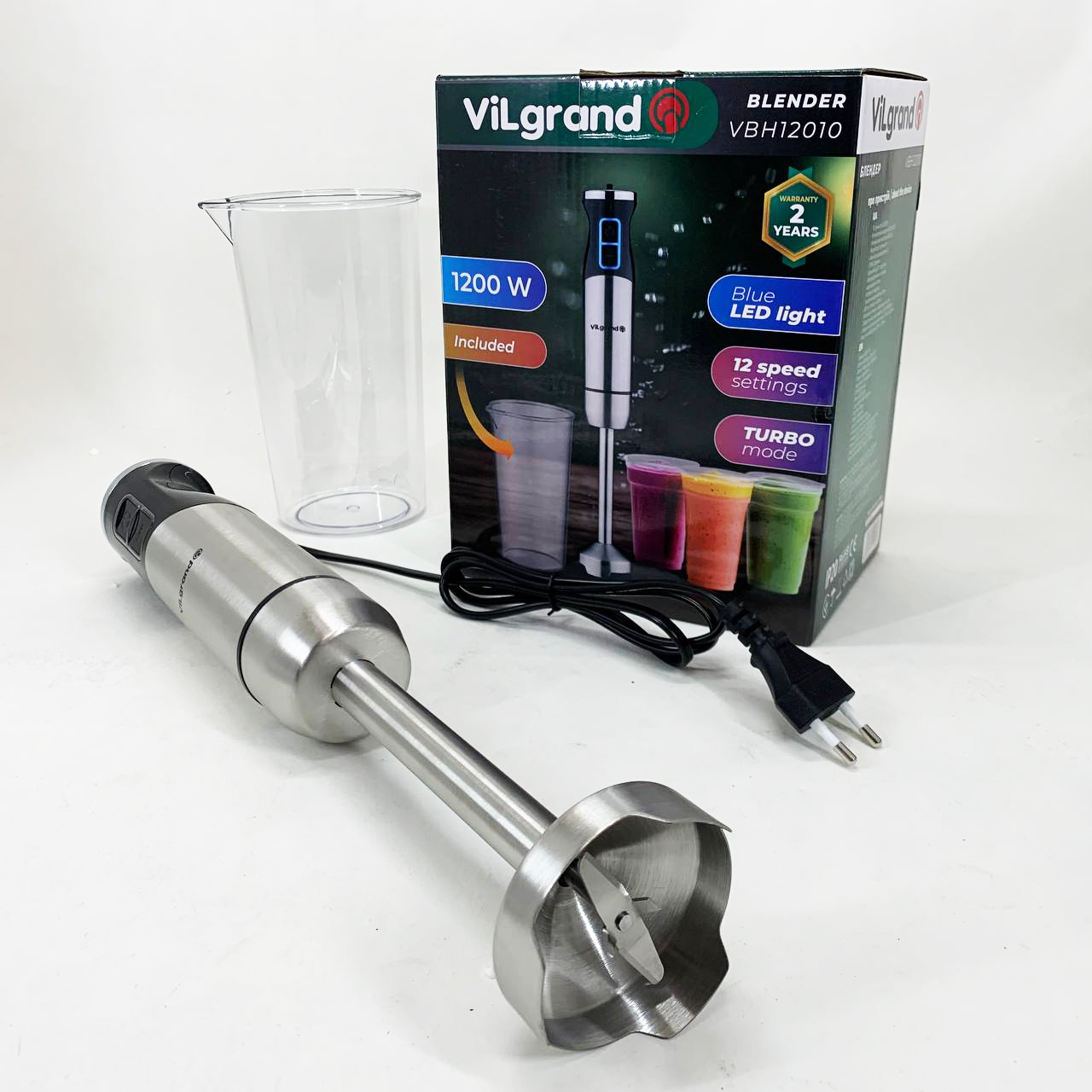 Блендер погружной VILGRAND VBH12010