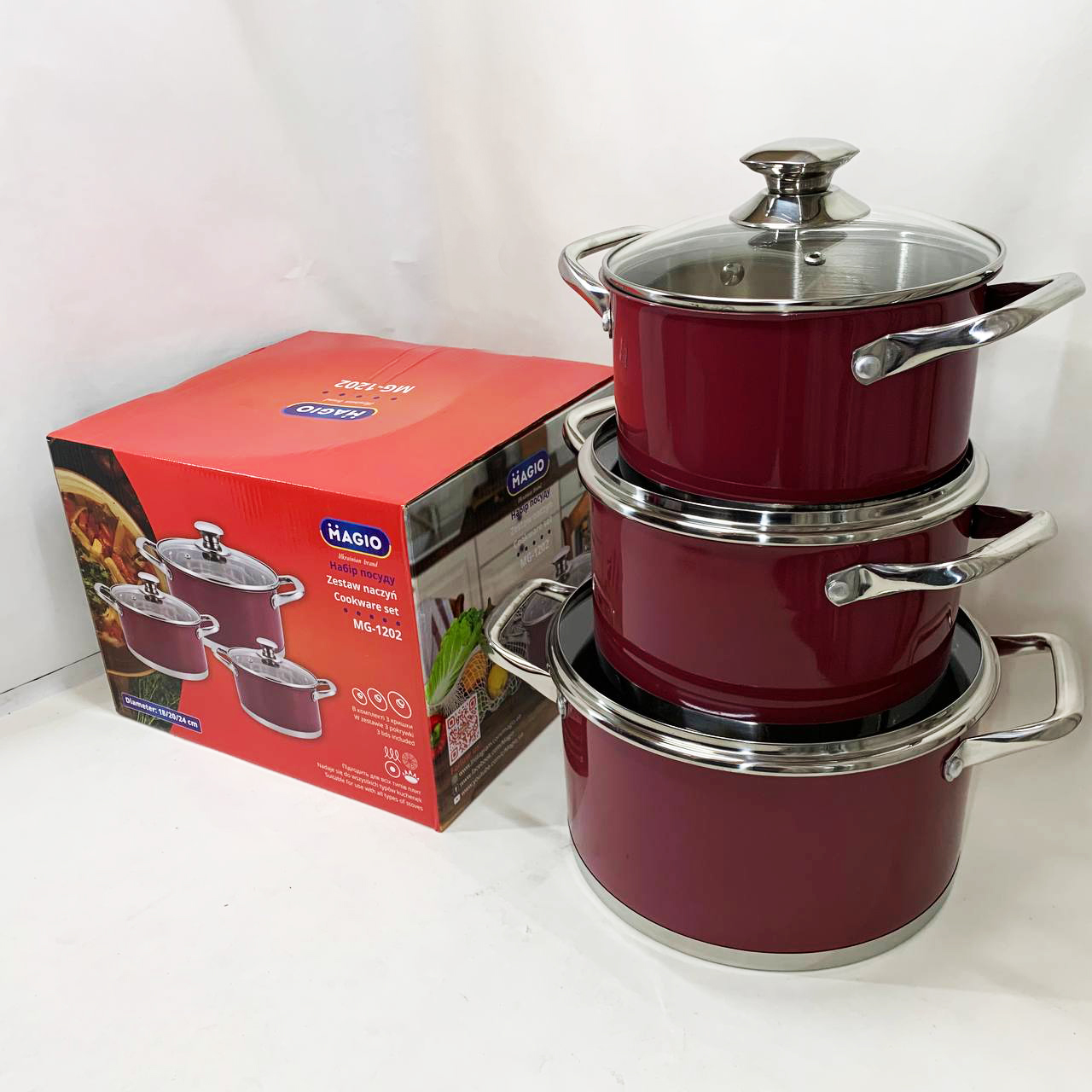 Набор посуды MAGIO MG-1202
