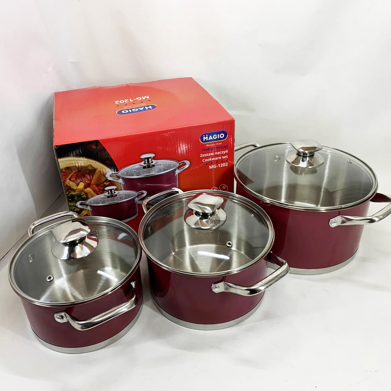 Набор посуды MAGIO MG-1202