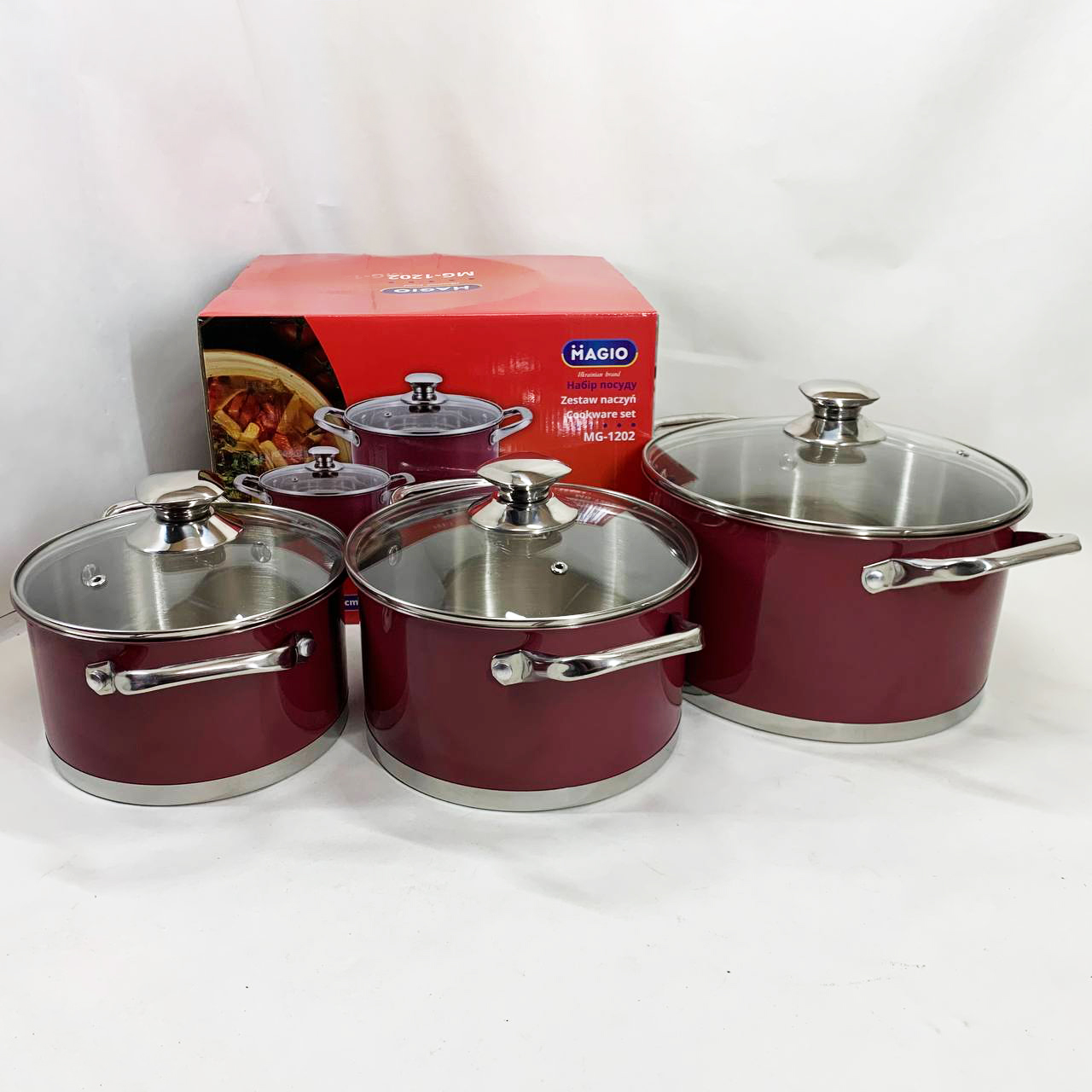 Набор посуды MAGIO MG-1202
