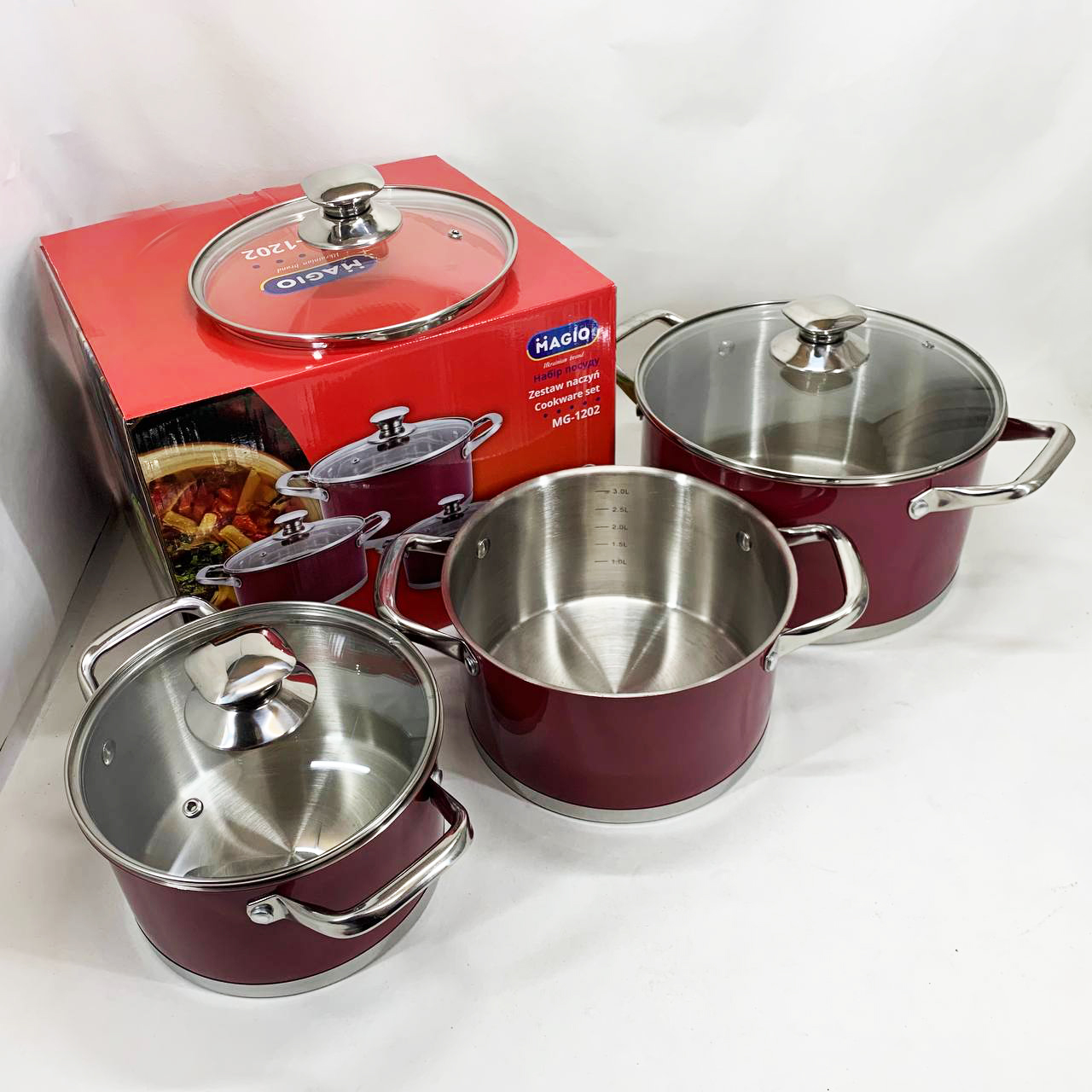 Набор посуды MAGIO MG-1202
