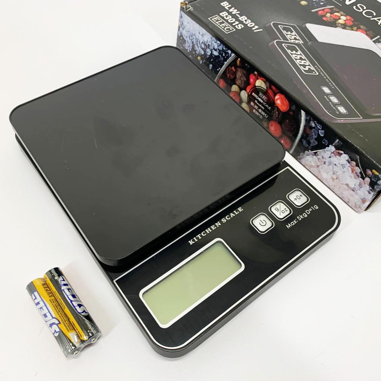 Весы кухонные электронные B301, 5кг (1г)