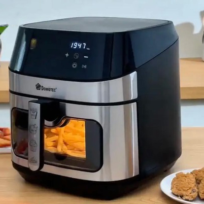 Фритюрница без масла Domotec MS-3222 Аэрофритюрница 7 л 3500W Аэрогриль Сенсорная Мультипечь