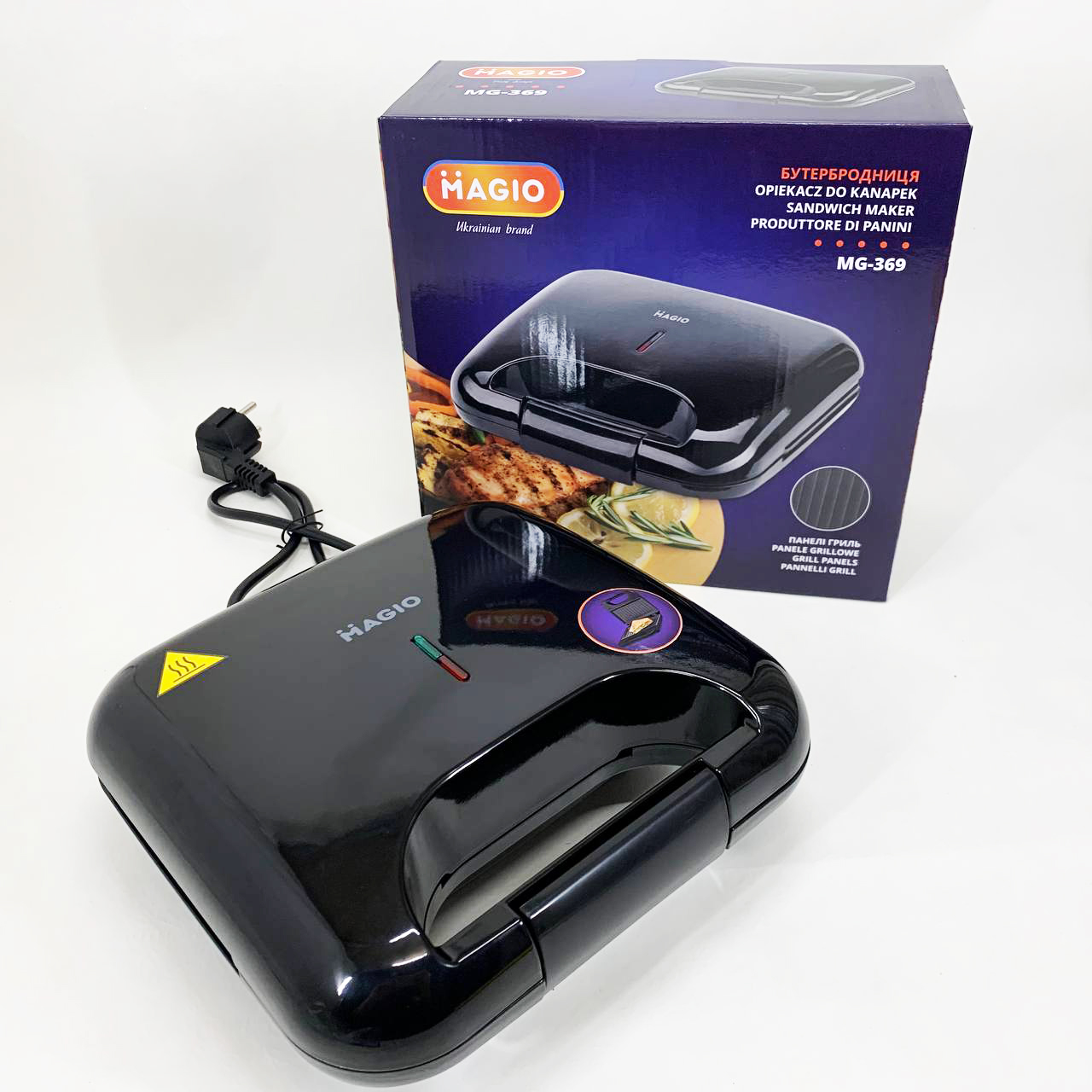 Бутербродница сэндвичница Magio MG-369