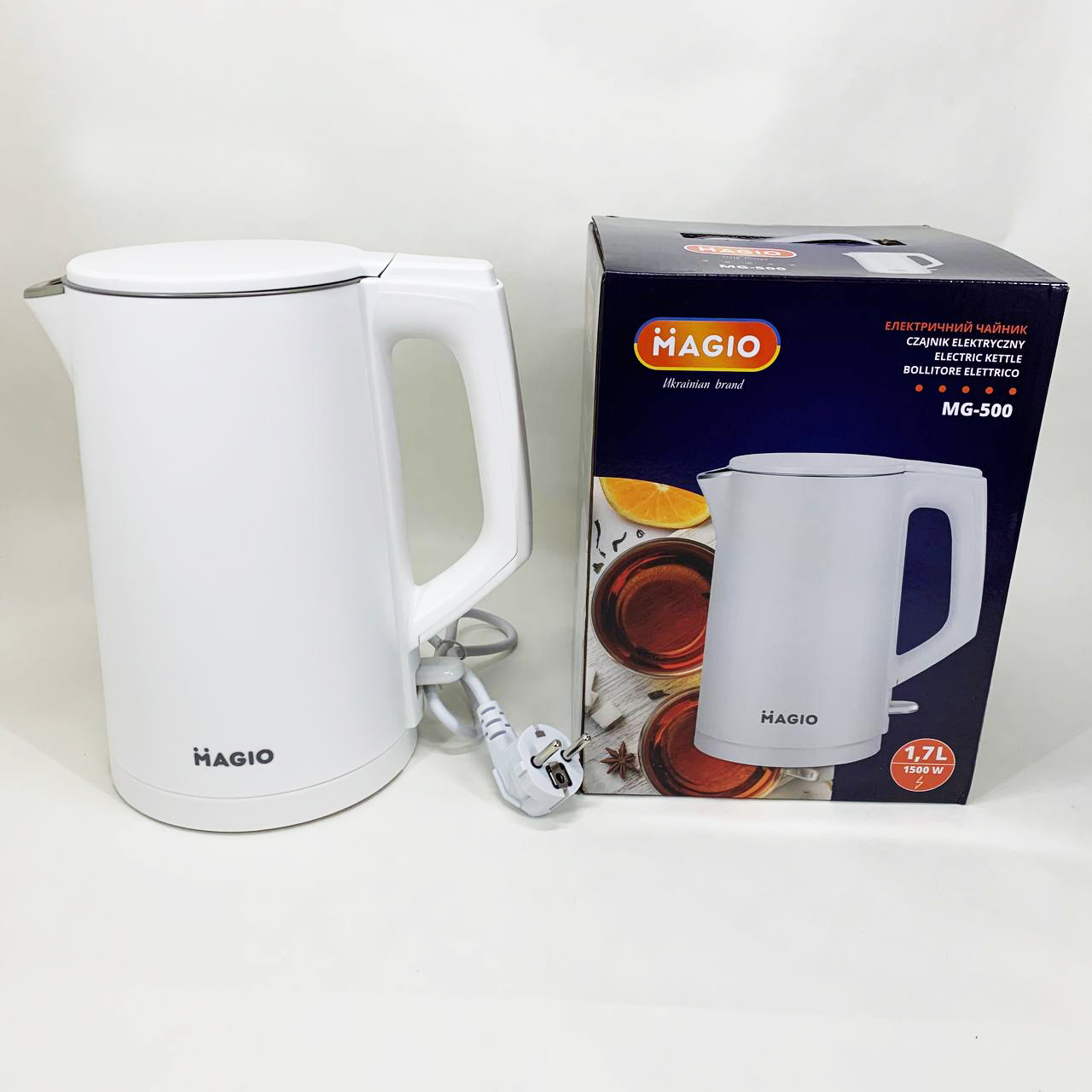 Термос чайник электрический MAGIO MG-500 1.7 л