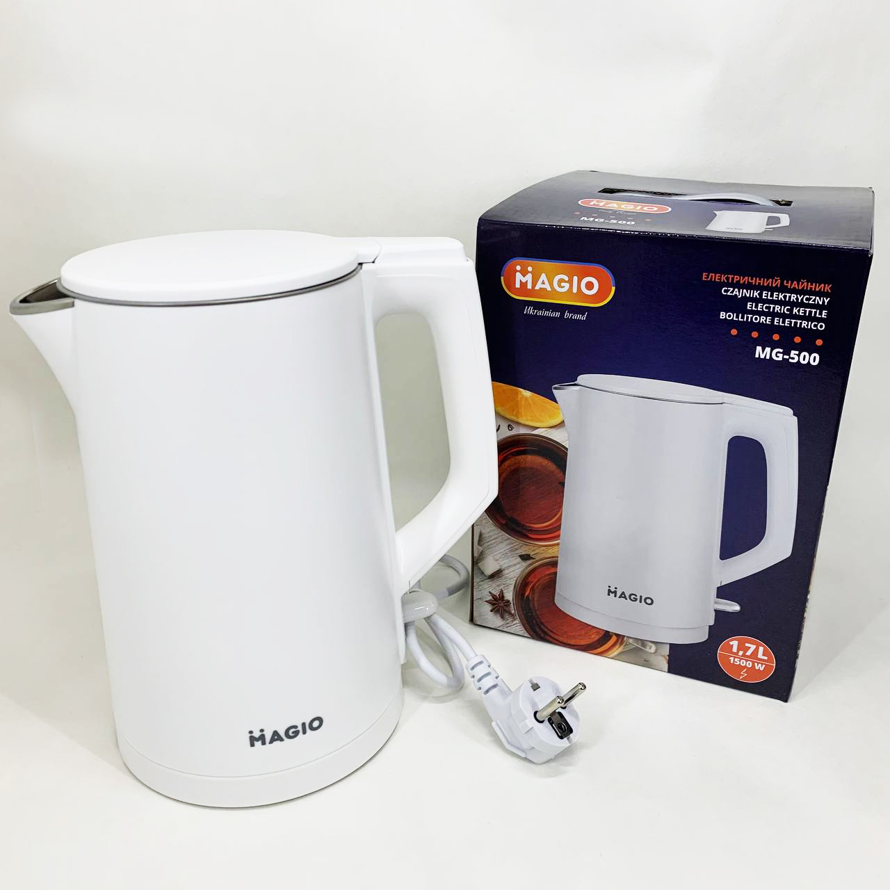 Термос чайник электрический MAGIO MG-500 1.7 л