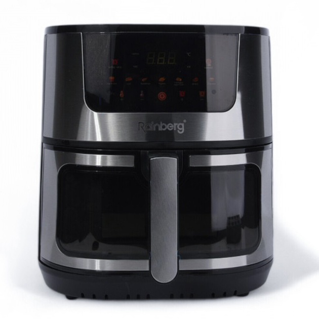 Аэрофритюрница Rainberg RB-2287 Мощная фритюрница 4200 Вт Аэрогриль для приготовления без масла 12,5 л
