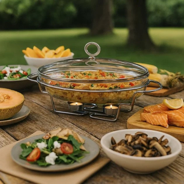 Мармит MAGIO MG-1214 овальный 3л