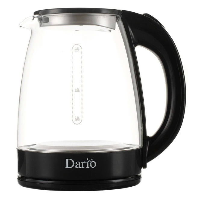 Электрочайник Dario DR1802 Black 1.8л