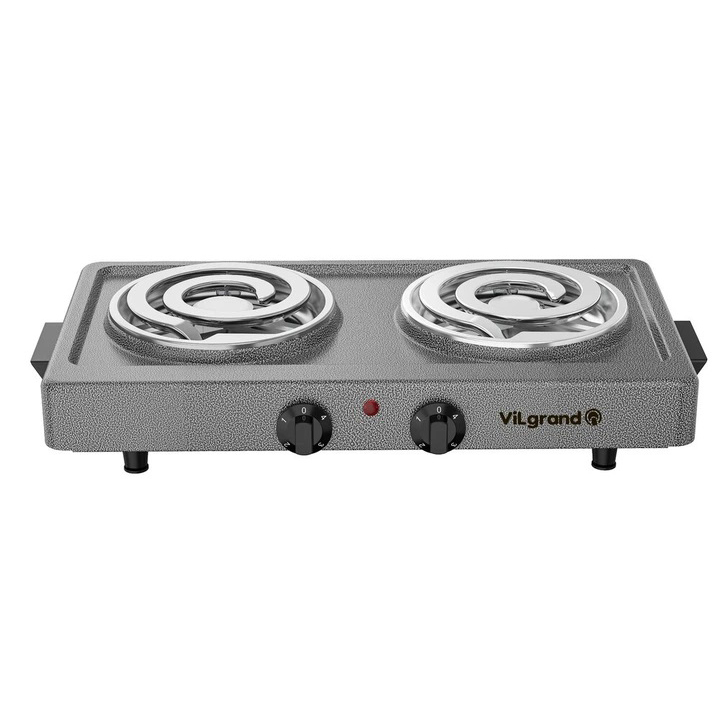 Электроплита Vilgrand VHP162D GRAY 2000Вт