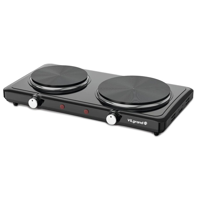 Плита настольная VILGRAND VHP182F Black 2500Вт