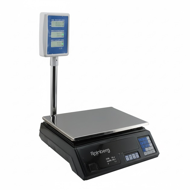 Торговые весы со стойкой Rainberg RB-304 для магазина до 50 кг