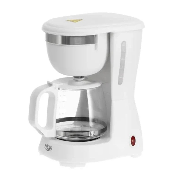 Кофеварка капельная Adler AD 4381 белая 600 Вт 0,6 л