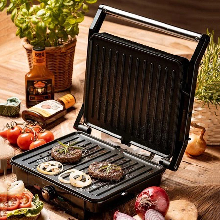 Электрический гриль Adler AD 3051 XL контактный 2800Вт