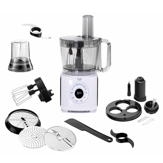 Кухонный комбайн 12в1 ADLER AD 4224 POLAND с насадками блендер миксер измельчитель тёрка шинковка