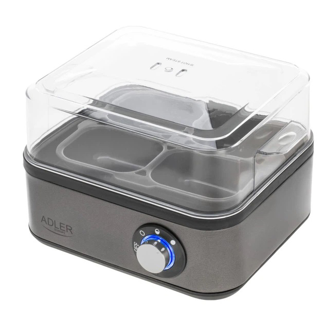 Яйцеварка на 8 яиц 800 Вт Adler AD 4486 Gun Metal