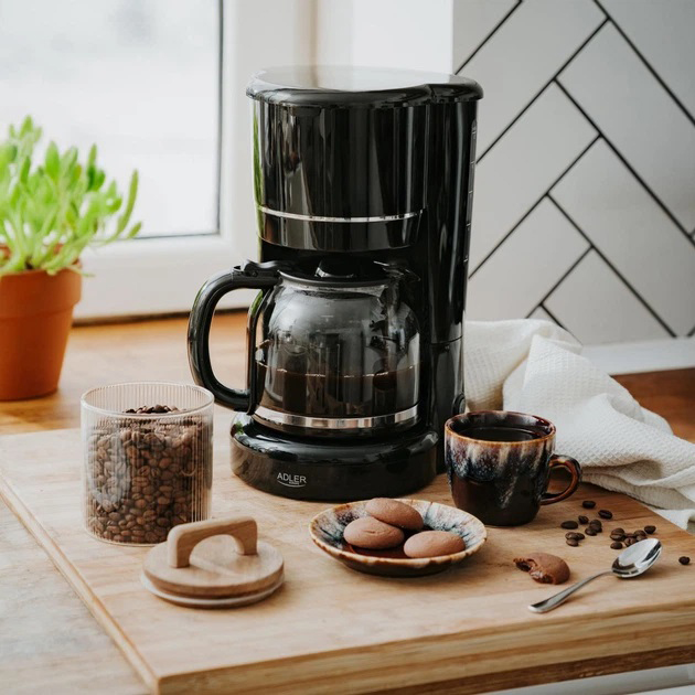 Кофеварка капельная Adler AD 4383 black 1.5Л 900Вт