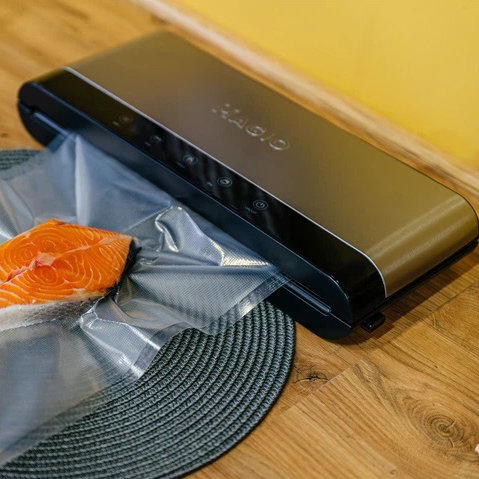 Сенсорный вакууматор Magio MG-385 автоматический и ручной режим, влажное и сухое