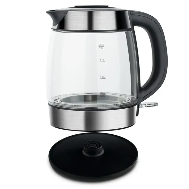 Электрический чайник Domotec MS-7946 стеклянный 1,7л 2200Вт